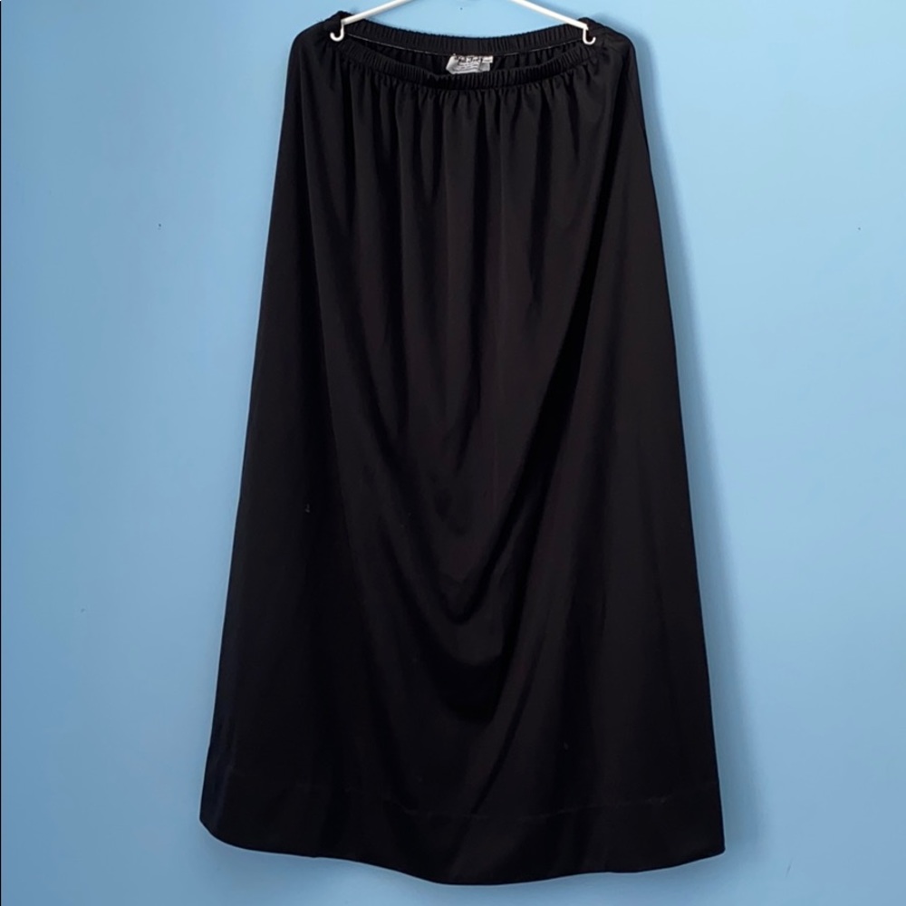 Formal Fashions Full Length Black Skirt